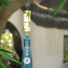  BLOWFISHFUGU 자동차 펜던트 자동차 인테리어 소품 대의 마디 평안히 여행 평안 차량용장식, B, 1개 