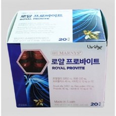 마니스 로얄 프로바이트 로얄젤리 20p, 3개, 220ml