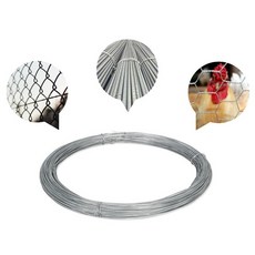 철물종합 아연도금철사 10kg 4.0mm 3.2mm 2.6mm 2.0mm 1.6mm 1.2mm 0.9mm 연선 양계장 철조망 와이어, 3.2mm 10#, 1개