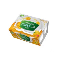 풀무원 다논 그릭 콩포트 망고 히비스커스 (140gx2입), 280g