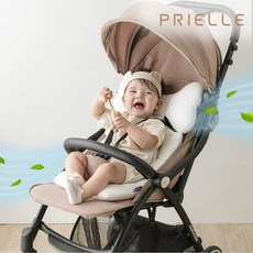 쁘리엘르 댕댕이 자수 사계절 쯔누가 유모차라이너, 아이보리