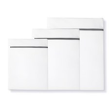 메쉬 세탁망 사각 세탁망 대 50x60cm +중 40x50cm + 소30x40cm, 3개, 화이트
