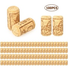 와인 병 마개 100 개대 40 21mm 레드 참나무, 100pcs, 100개