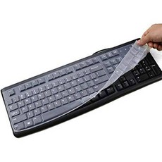 IKammo Clear Silicone Keyboard Cover Skin for Logitech MK120 K120 Ult, 상세내용참조