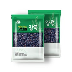 고인돌잡곡 국내산 찰흑미 흑미쌀 1kg+1kg, 2개, 1kg