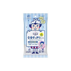 카오 비오레 u 전신 산뜻한 시트 휴대용 10매입 X 2 개 세트