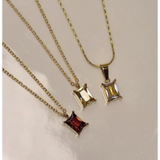 하트큐빅펜던트