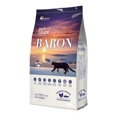  퓨어네이쳐 캣 바론 고양이 사료, 7.2kg, 닭고기&연어, 1개 