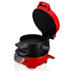 샌드위치 와플 메이커 와플기계 샌드위치팬 크로플 토스트 파니니 수동 버거 프레스 가정용 아침 식사 다기능 빵, 7) Red - 미국, 1개