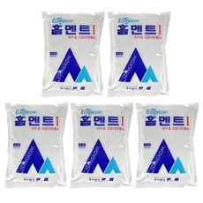 철물팩토리 홈멘트 백색 2kg 가정용 백시멘트 담벼락 보수 계단 셀프 인테리어, 홈멘트 백색 2kg 5개, 5개