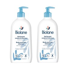 Biolane 비올란 베이비 샴푸 앤 바스 샤워젤 750ml 2팩