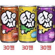 탑씨 190mL 오렌지30캔+파인30캔+포도30캔/ 총 90캔, 1세트