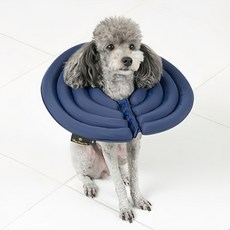 DING DONG PET 狗狗輕量頸圈 深藍色 XS號, 海軍藍, 1個