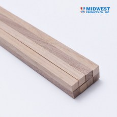동아측기 미드웨스트 월넛각재 9.5x9.5x610mm_1팩(8개입)