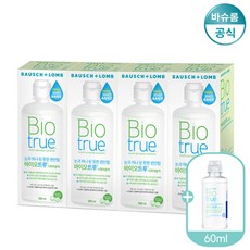 [바슈롬] 리뉴 바이오트루 300ml x4개 렌즈세척액 렌즈세정액, 없음, 상세설명 참조, 4개, 상세설명 참조