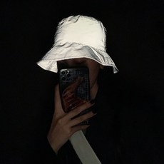 위파인더 홍콩풍 거리 쿠현 3M 반사각 버킷햇 야광모자