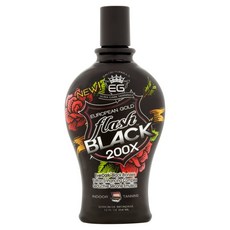 European Gold Flash Black 200x 유로피안 골드 플래쉬 블랙 태닝 로션 12oz(354ml), 1개