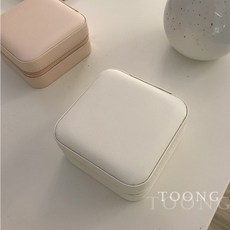 심플 모던 미니멀 귀걸이 액세서리 수납박스 스몰 미니 여행용 액세서리 파우치 보석함 쥬얼리박스 고급