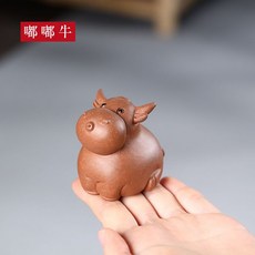 자사 차총 수제 암소 장식 소품 다도 차 액세서리, 뚜뚜 암소, 1개