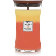 직구 WoodWick Trilogy Tropical Sunrise-Blue Java Banana Seaside Mimosa Tamarind and Stonefruit Scented, 상세참조, 상세참조