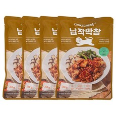 쿠캣 납작막창 250g 4개 쿠캣cookat