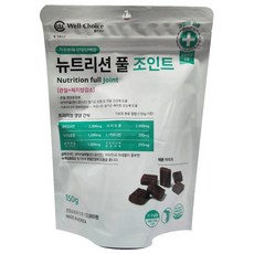 뉴트리션 풀 조인트 강아지간식 피부모질개선 (더원츄 덴탈껌2P증정), 단품, 150g - 펫원강아지모질사료