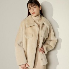  로보 대구백화점SG SSJ22C026_숏무스탕재킷 