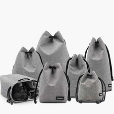 카메라 렌즈 소품 파우치 복주머니 더스트백 디지털용품보관, 카메라 파우치(M), 1개