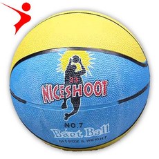 표준 7호 블루 오렌지 무소음 야광 에어리스 조용 농구공 nba kbl 공인구 6호 5호 농구코트, 블루 혹은 오렌지, 1개