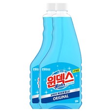 존슨 윈덱스 유리세정제 교체용, 1L, 4개