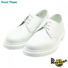 닥터 마틴 3홀화 깁슨 모노 화이트 Dr.MARTENS 1461 3EYE SHOES GIBSON MONO WHITE 14346100남성화