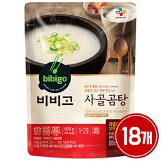 비비고 사골곰탕, 500g, 18개