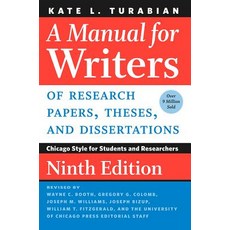 A Manual for Writers of Research Papers Theses and Dissertations:Chicago Style for Students a..., University of Chicago Press