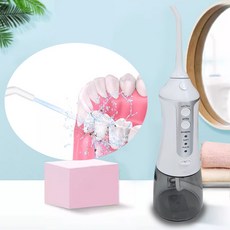 치과의사가 인정한 수압센 구강세정기 구강세척기 치아세정기 클리너 잇몸관리 휴대용 무선세정기, APC3001