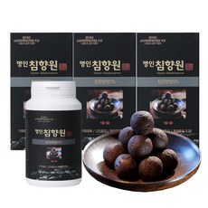 명인 침향원/ 침향분말 녹용 홍삼 기력회복 한방영양제, 60환, 단품
