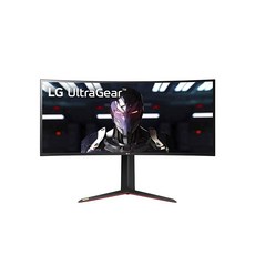 LG 34GN850-B 34인치 21: 9 UltraGear 커브 QHD (3440 x 1440) 1ms 나노 IPS 게이밍 모니터 144Hz 및 G-SYNC 호환성 - 블랙, G-Sync Compatible