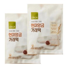 풀무원 현미 앙금 가래떡, 500g, 2개