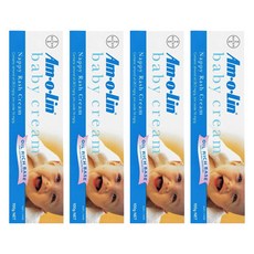 Amolin 호주 아몰린 아기 기저귀 크림 100gx4개 Baby Cream Nappy Rash Tube, 1개, 100g