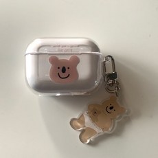 [천삼백케이] [퓨어나나컴퍼니] 쿼카 에어팟프로 케이스, 단품