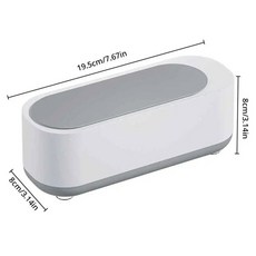 Multifunctional Vibration Cleaning Machine Contact Watch Jewelry Teeth, WHITE-1PC, 1개