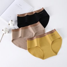 심리스 노라인 순면 무봉제 실크 항균 여성 팬티