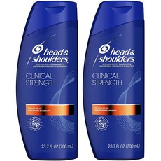 머리와 어깨 샴푸 비듬 방지 임상 강도 지루성 피부염 치료 23.7 fl oz 트윈 팩