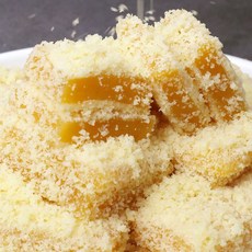 [시루조아] 쌀 카스테라 호박 인절미 10개입 500g / 국내산 쌀로 만든 카스테라 가루와 호박 인절미 / 개별포장, 1개