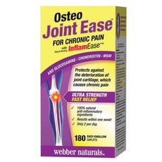웨버네추럴스 오스테오 조인트이즈 Osteo Joint Ease 180정-1병(쉽게 삼킬 수 있는 캡슐>캐나다 내수용), 466g, 1병