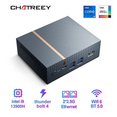 미니 베어본 PC 컴퓨터 Chatreey IT12 인텔 코어 i7 1270P, 01 i7 1270P DDR4, 02 AU, 07 64G RAM 2TB