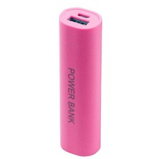 18650 휴대폰 용 쉘 용 전력 은행 MP3 MP4 PDA GPS 작은 휴대용, 분홍색