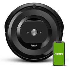 iRobot Roomba E5 5150 로봇청소기 와이파이 연결 알렉사와 함께 작업 반려동물 털 카펫 하드 셀프 충전 블랙 갱신