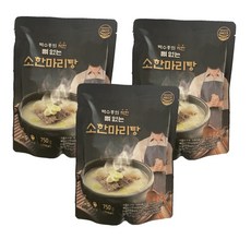 [홈쇼핑] [당일출고] 박수홍 착한 뼈없는 소한마리탕, 750g, 3개