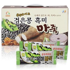 와이쇼핑 콘푸라이트 검은콩 흑미 마죽 스틱 선식 30포, 30개, 21g