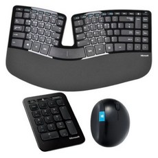 마이크로소프트 Sculpt Ergonomic Desktop 무선키보드 마우스세트, 인체공학